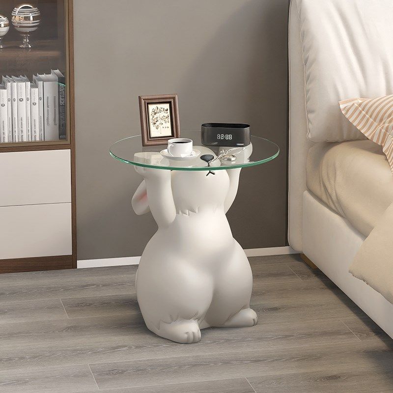 兔子客厅大型落地沙发边几床头柜高档床边儿童房装饰茶几乔迁礼物,淘宝优惠券,粉丝福利购,淘宝优惠卷