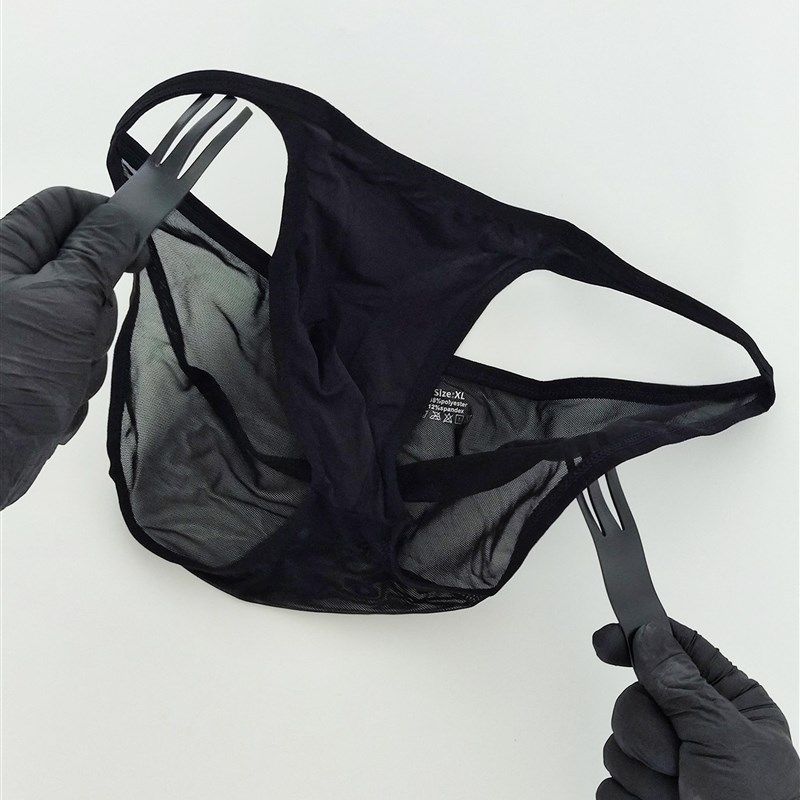 筋肉商店[双面狩司]高叉提臀低腰网纱薄款男士内裤性感半透明三角,淘宝优惠券,粉丝福利购,淘宝优惠卷