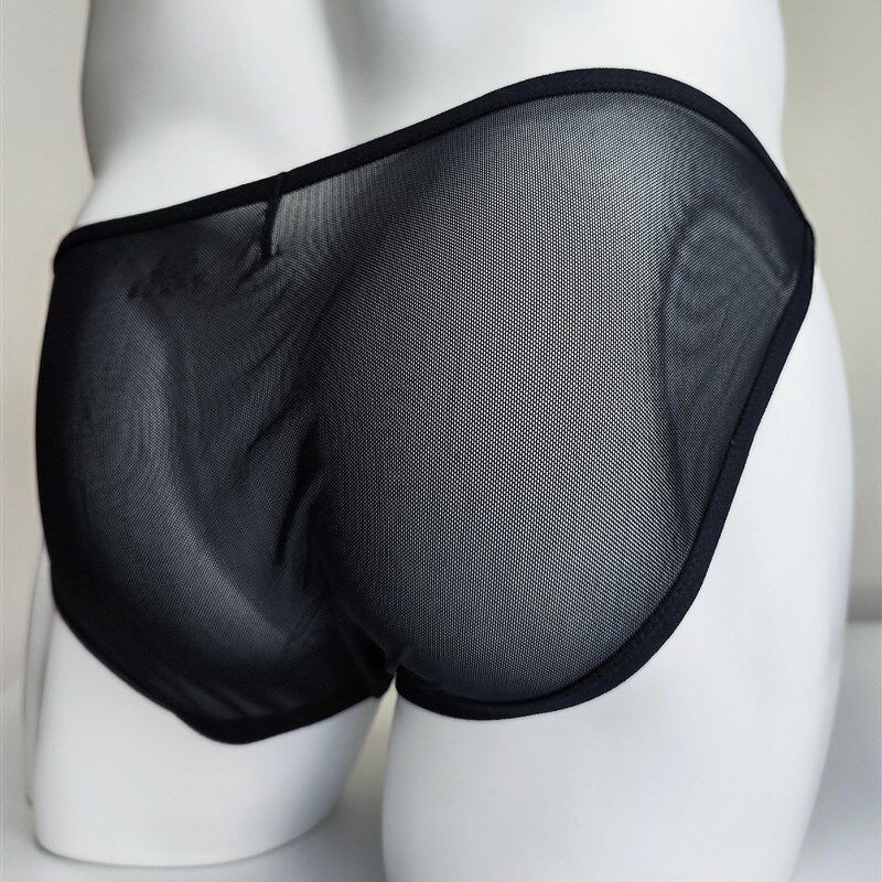 筋肉商店[双面狩司]高叉提臀低腰网纱薄款男士内裤性感半透明三角,淘宝优惠券,粉丝福利购,淘宝优惠卷