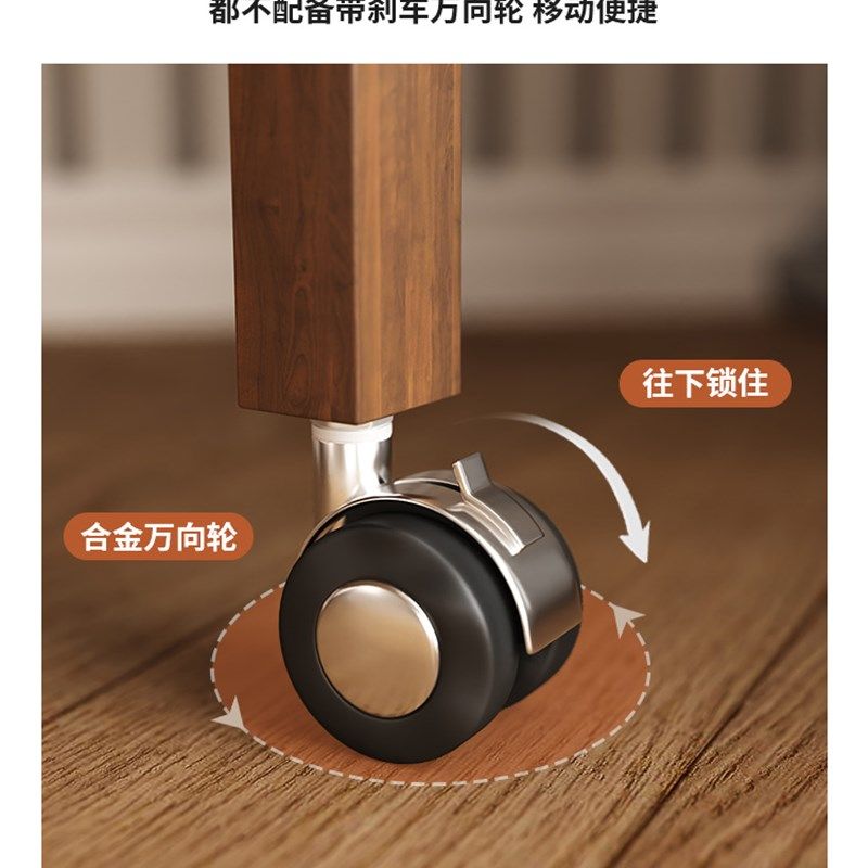 边几可移动小茶几客厅沙发轻奢实木小桌子家用卧室床头双层小圆桌,淘宝优惠券,粉丝福利购,淘宝优惠卷