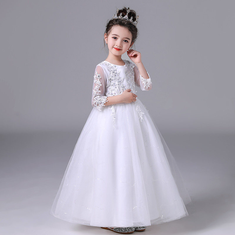 花童礼服女公主裙女童 蓬蓬纱女童钢琴表演礼服裙礼服裙高端 走秀,淘宝优惠券,粉丝福利购,淘宝优惠卷