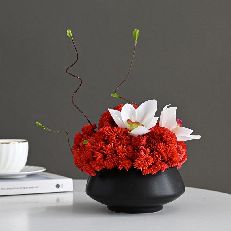 售楼处装饰花卉仿真花高档样板间高大尚假花摆设高端摆件花餐桌花,淘宝优惠券,粉丝福利购,淘宝优惠卷