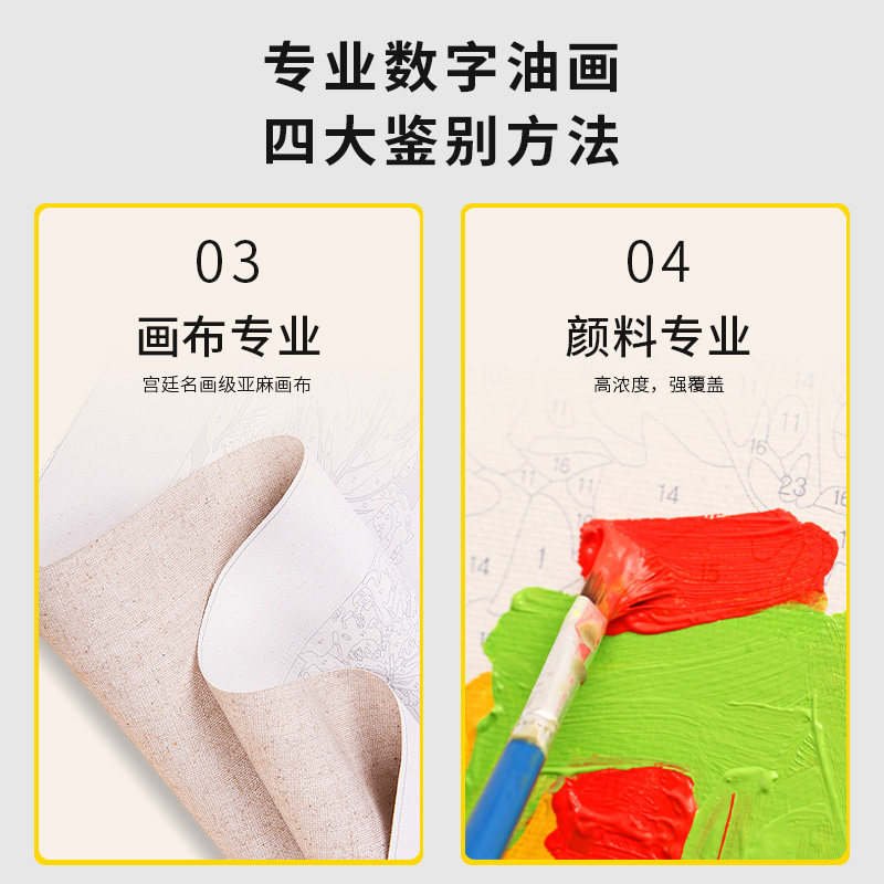 数字油画高级感风景装饰画diy 手工客厅挂画玄关竖版手绘浮光丛林,淘宝优惠券,粉丝福利购,淘宝优惠卷