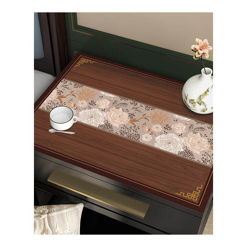 中式床头柜垫子桌布防水防油免洗餐桌隔热垫桌面垫盖巾床头柜盖布,淘宝优惠券,粉丝福利购,淘宝优惠卷