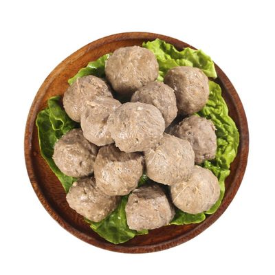 正宗潮汕手工Q弹爆汁牛丸火锅