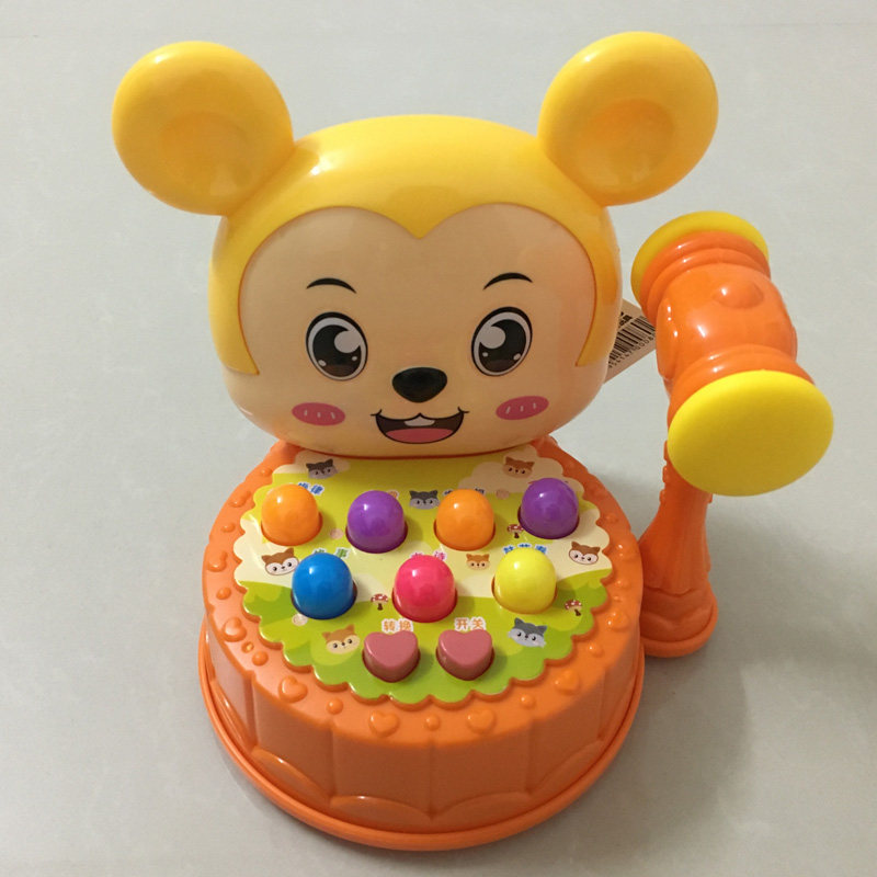儿童Q萌兔打地鼠玩具幼儿益智多功能按键音乐宝宝0-3岁早教故事机,淘宝优惠券,粉丝福利购,淘宝优惠卷