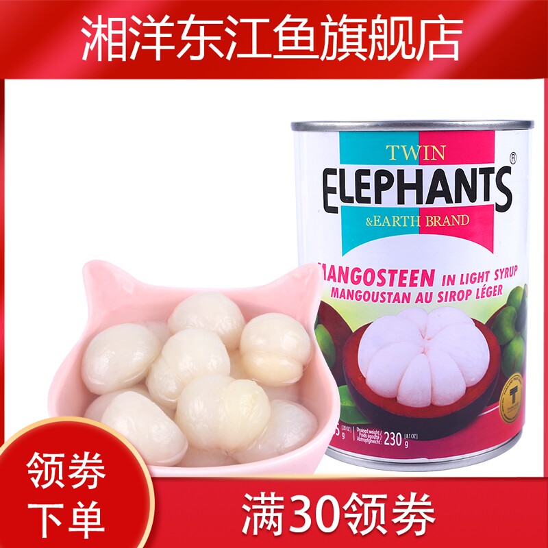 山竹新鲜竹糖水565g罐头 湘洋东江鱼水果罐头