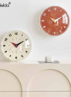 Mandelda办公桌面摆件家居饰品客厅玄关电视柜泡泡气球座钟装饰品