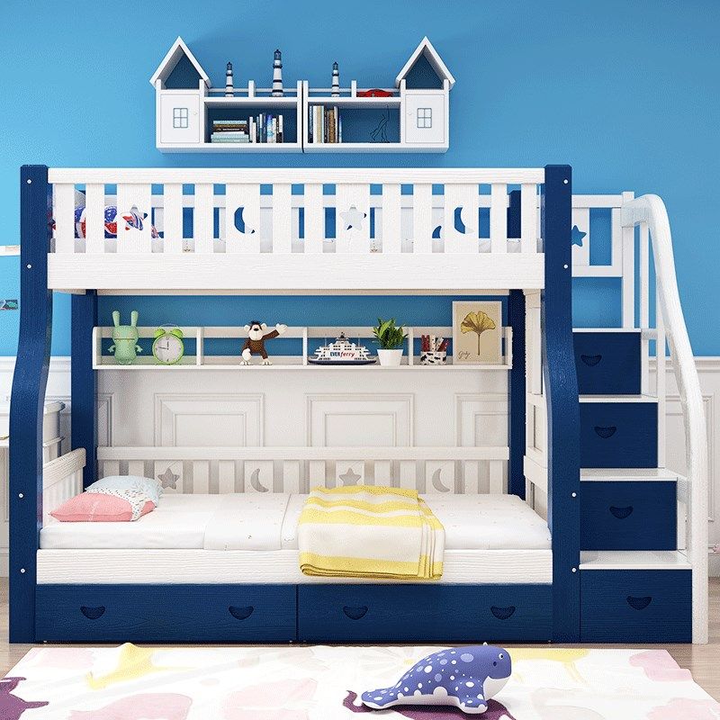 上下铺木床双层床两层上下床多功能组合高低床全实木二胎儿童房床,淘宝优惠券,粉丝福利购,淘宝优惠卷