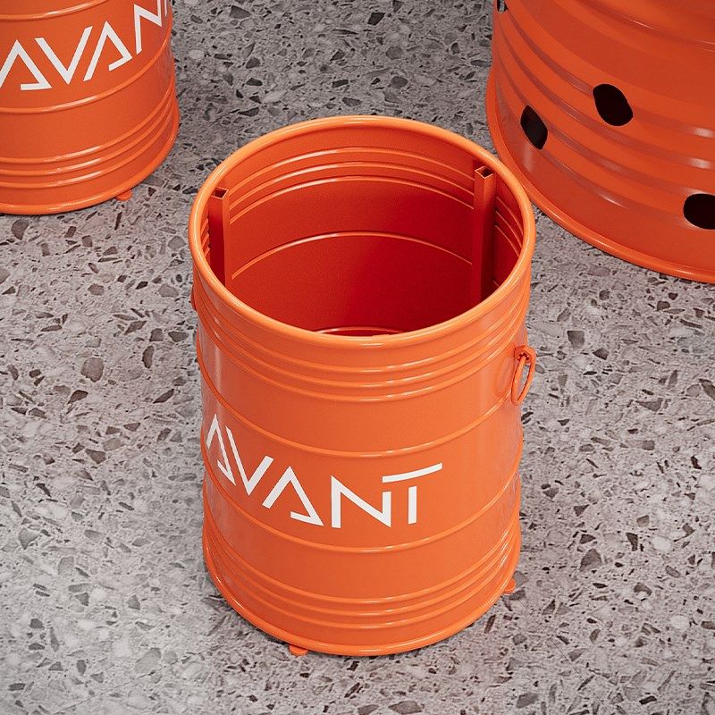 工业风不锈钢烤肉桌火锅桌韩式烧烤店餐饮店圆形复古油桶桌椅组合,淘宝优惠券,粉丝福利购,淘宝优惠卷