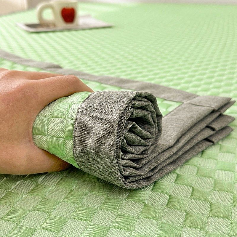 2024夏季新款冰丝豆豆凉席床垫三件套夏天学生宿舍可水洗单人席子,淘宝优惠券,粉丝福利购,淘宝优惠卷