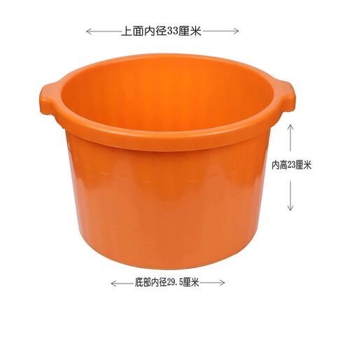 塑料加厚牛筋洗脚盆耐摔足浴桶家用泡脚洗脚桶泡脚沐足小腿按摩店 - 图0
