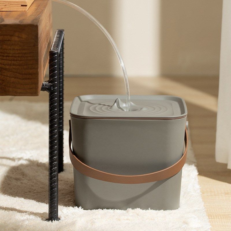 观山茶水桶废水桶茶具茶桌下茶盘接排水垃圾桶透明茶台茶桶茶渣桶,淘宝优惠券,粉丝福利购,淘宝优惠卷