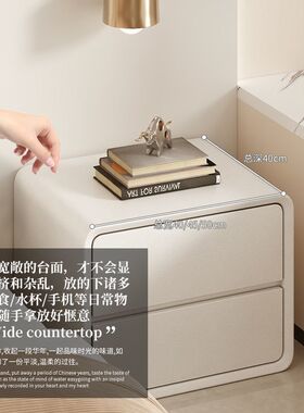 免安装实木床头柜简约现代家
