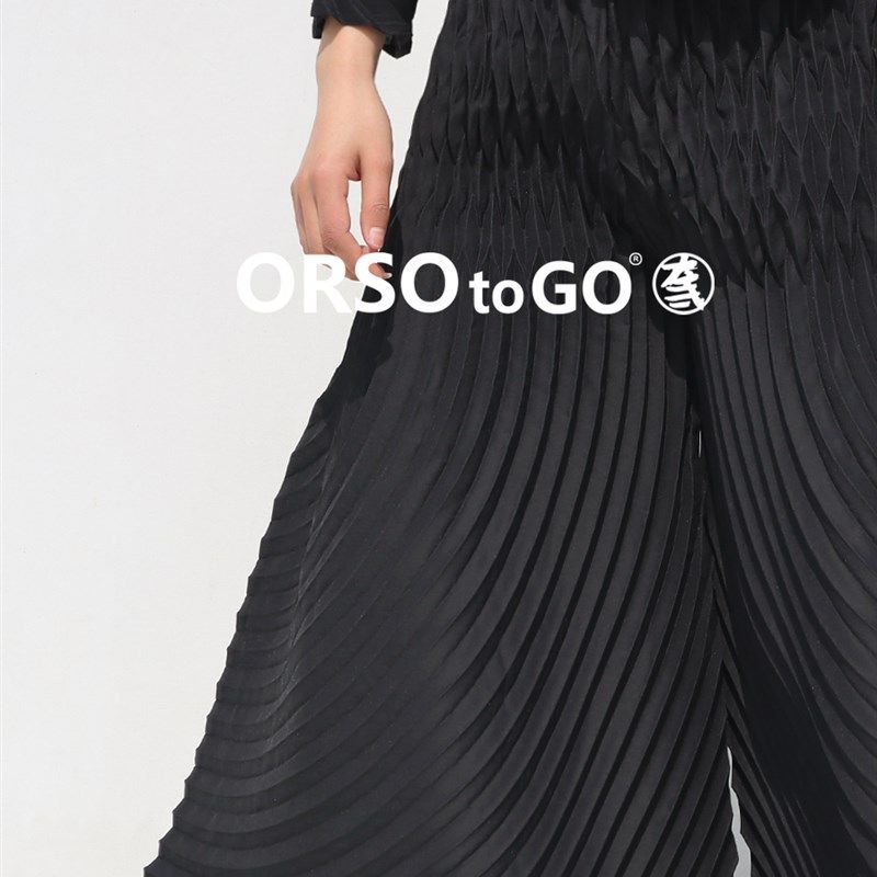 褶皱大码套装气质女装两件套上衣裤子宽松显瘦高级设计感2025新款,淘宝优惠券,粉丝福利购,淘宝优惠卷