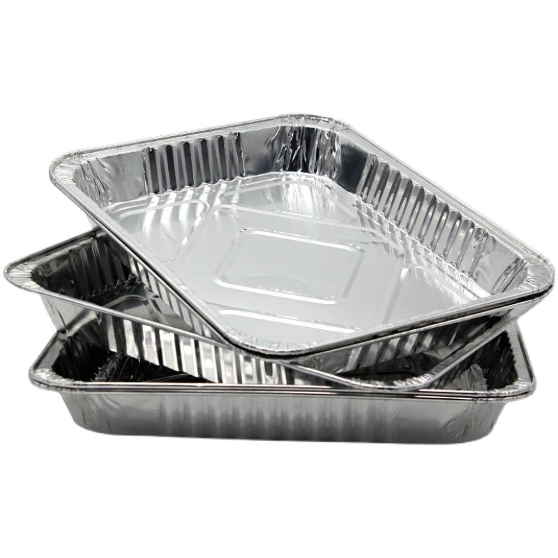 长方形烤鱼盘一次性外卖打包盒烧烤锡纸盒家用烘培焗饭铝箔盒锡纸,淘宝优惠券,粉丝福利购,淘宝优惠卷