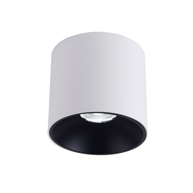 明装筒灯圆形免开孔超薄过道灯店铺健身房办公室餐厅吸顶明装射灯,淘宝优惠券,粉丝福利购,淘宝优惠卷