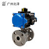 Pneumatic stainless steel flange ball valve Q641F-16P industrial chemical environmental protection water treatment new energy intelligent equipment