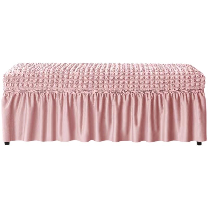 长条沙发脚踏套罩长方形弹力裙边套床尾换鞋凳套通用长凳套子全包,淘宝优惠券,粉丝福利购,淘宝优惠卷