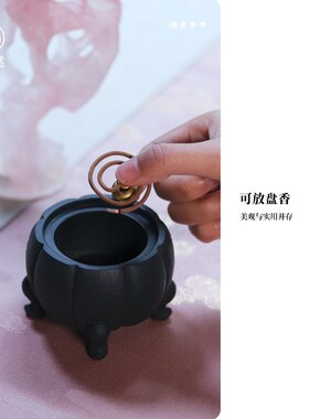 心缘堂琉璃太湖石【疏影透月】书房客厅玄关摆件禅意摆件香器