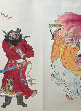 国画私人定制来图代画手绘临摹山水人物风景花鸟写意工笔客厅订制