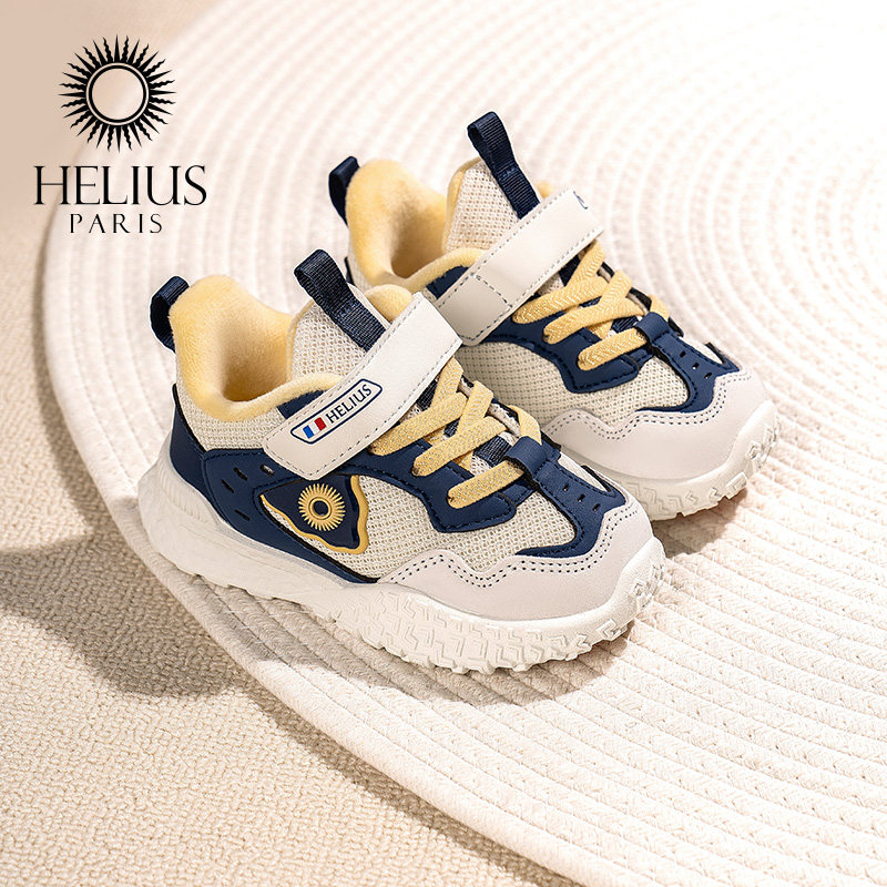 赫利俄斯23-30码冬新款加绒2-3岁学步鞋男女宝宝机能童鞋软底防滑