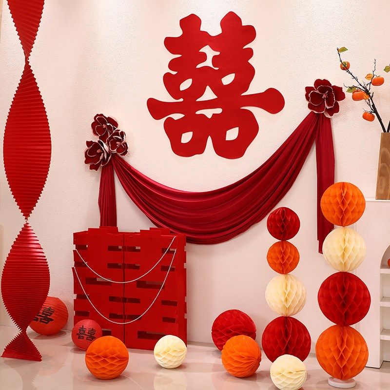 顺便买卖婚房布置套装新房卧室房间客厅背景墙装饰结婚拍照喜字贴,淘宝优惠券,粉丝福利购,淘宝优惠卷