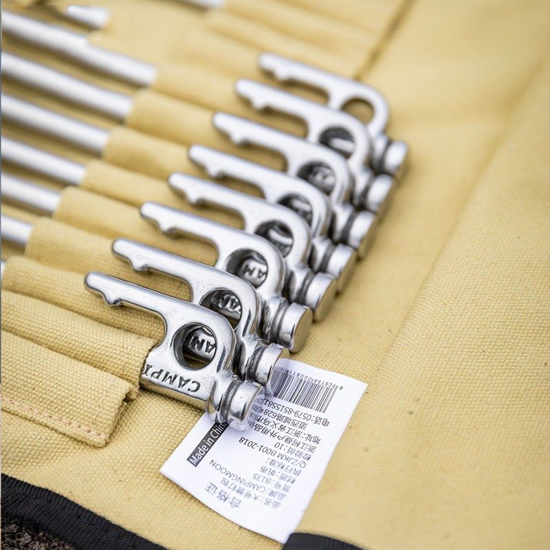 柯曼天幕地钉K30不锈钢锻造野营帐篷固定防脱落套装加粗科曼地丁,淘宝优惠券,粉丝福利购,淘宝优惠卷