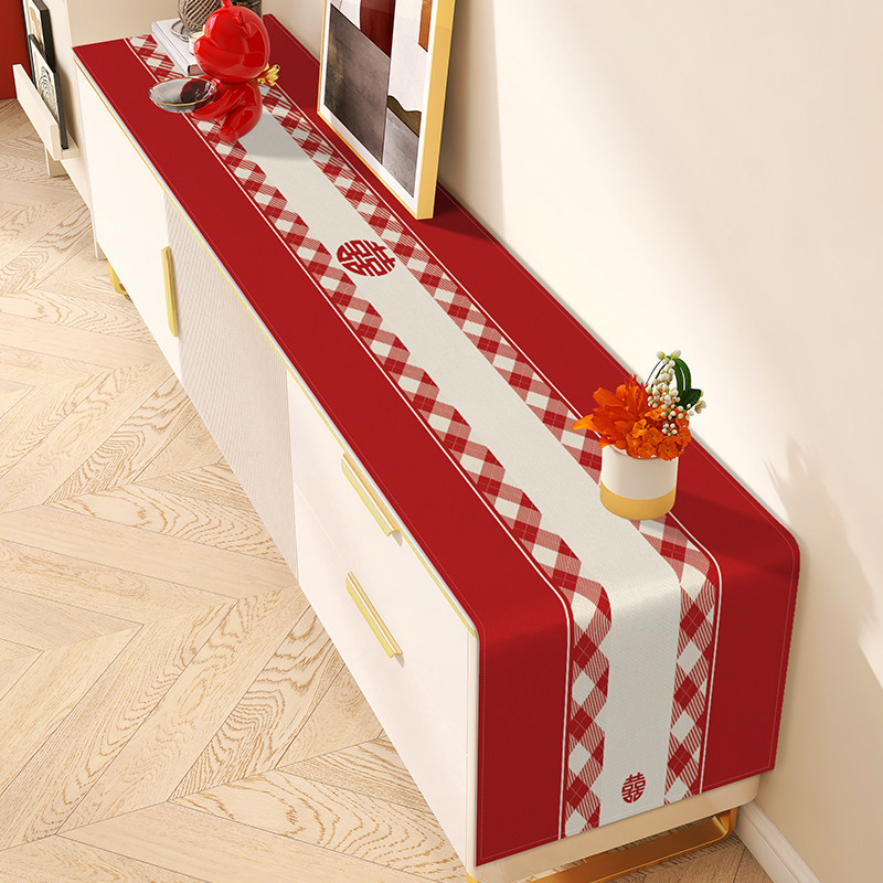 结婚电视柜桌布红色盖布喜庆装饰喜字婚庆婚礼鞋柜盖巾茶几布桌布,淘宝优惠券,粉丝福利购,淘宝优惠卷