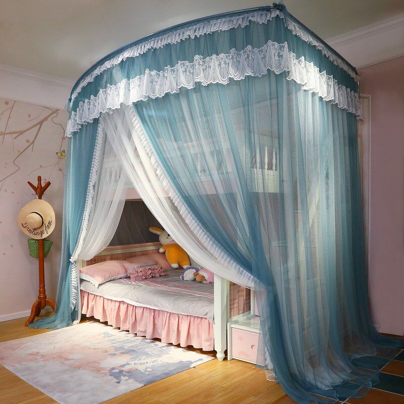 U型伸缩子母床蚊帐加密加厚支架上下铺柜梯1.2m1.5儿童双层高低床,淘宝优惠券,粉丝福利购,淘宝优惠卷