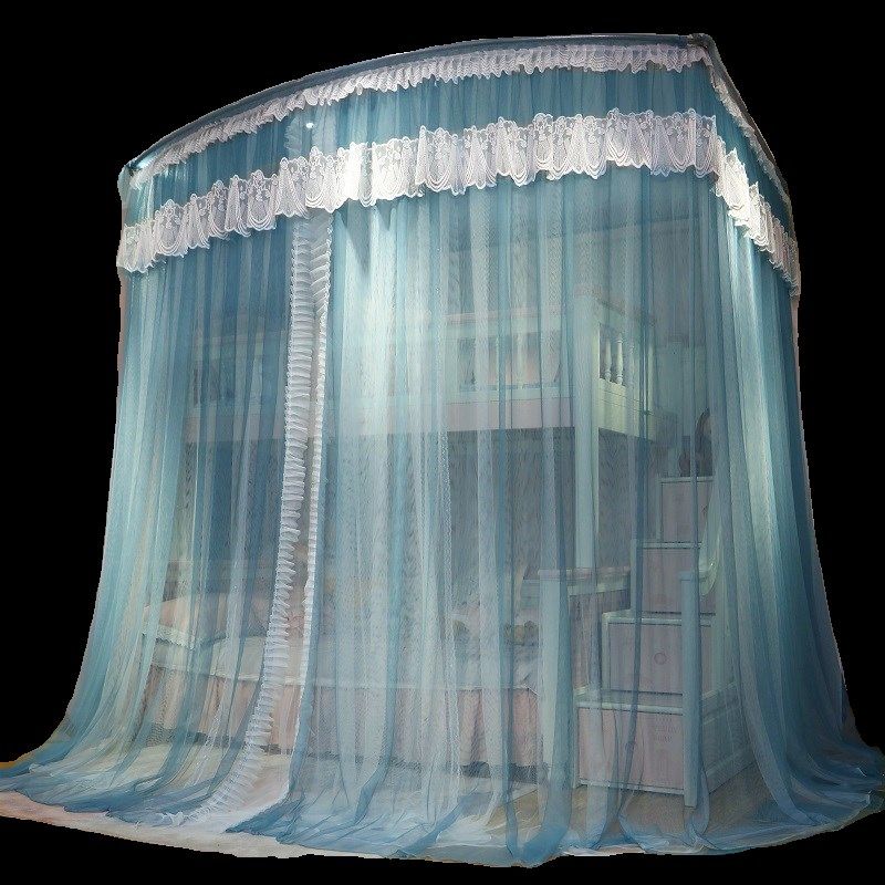 U型伸缩子母床蚊帐加密加厚支架上下铺柜梯1.2m1.5儿童双层高低床,淘宝优惠券,粉丝福利购,淘宝优惠卷