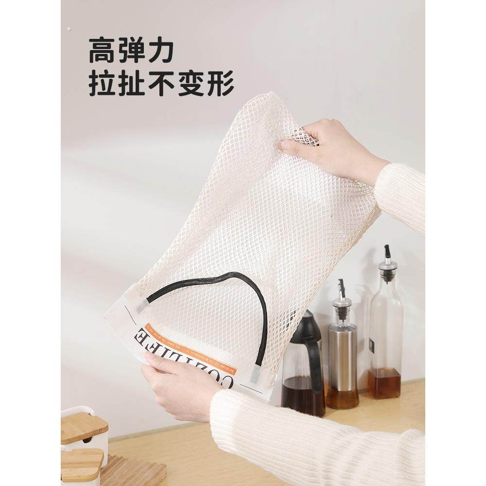 垃圾袋收纳神器厨房塑料袋魔术贴网兜墙壁挂式柜门装方便袋网袋子,淘宝优惠券,粉丝福利购,淘宝优惠卷