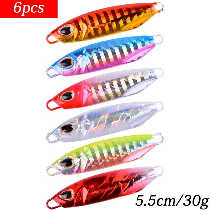 短版铁板6只路亚饵岸投海钓包铅鱼鱼饵远投翘嘴鲅鱼鲈鱼垂钓假饵,淘宝优惠券,粉丝福利购,淘宝优惠卷