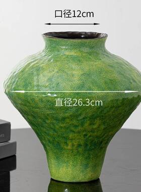 【云舍甄选】景德镇陶瓷花瓶 绿野仙踪雪柳花瓶玄关家居美学摆件