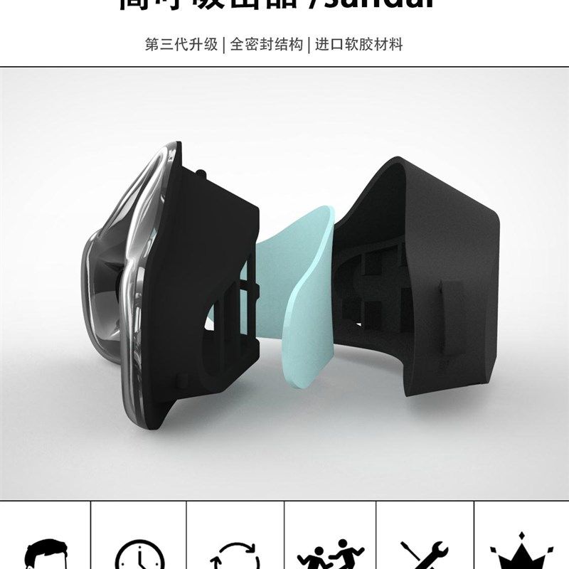 鼻子防尘罩鼻罩鼻用空气过滤器阻隔尘螨毛猫屑防花粉过敏面罩口罩,淘宝优惠券,粉丝福利购,淘宝优惠卷