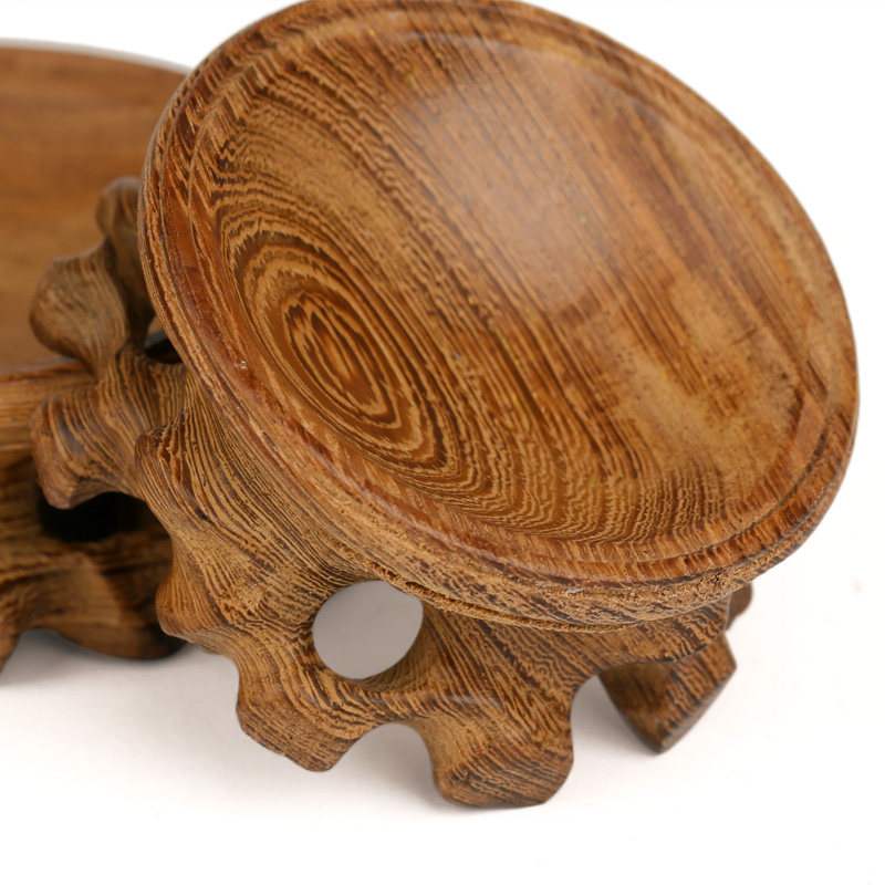 红木镂空根雕葫芦托架凹座 鸡翅木质核桃水晶球奇石头底座实木座,淘宝优惠券,粉丝福利购,淘宝优惠卷