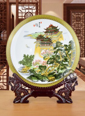 四大名楼滕王阁工艺品摆件景德镇陶瓷南昌旅游纪念品礼品家居装饰