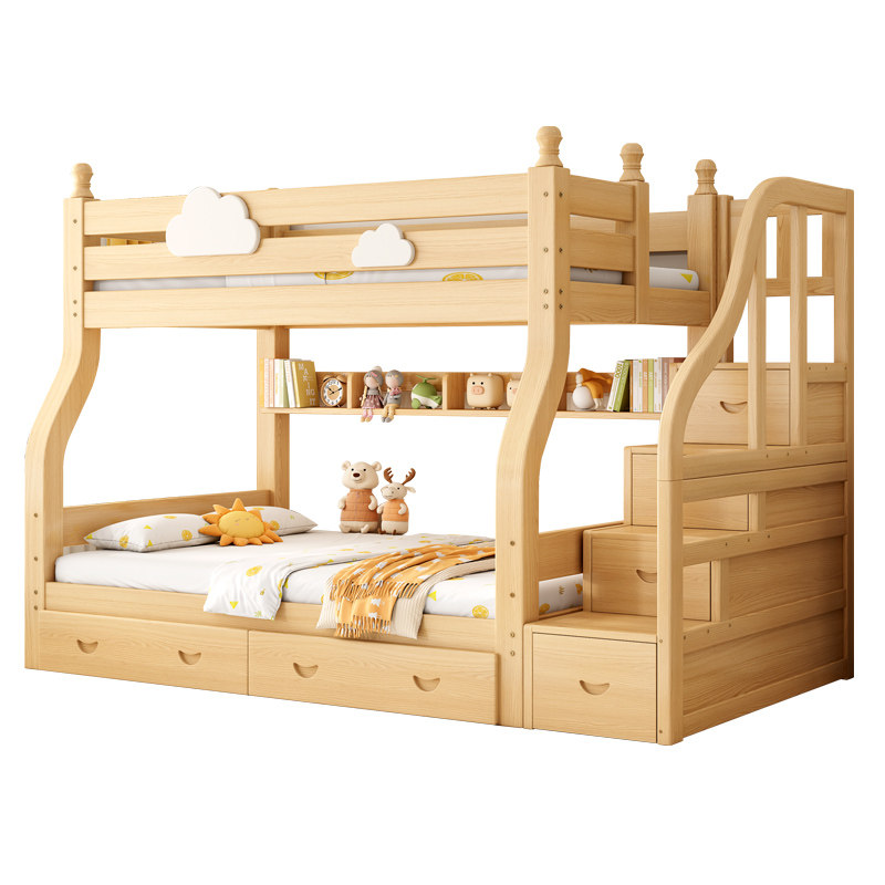 上下床双层床全实木高低床大人多功能小户型儿童上下铺子母床A5,淘宝优惠券,粉丝福利购,淘宝优惠卷