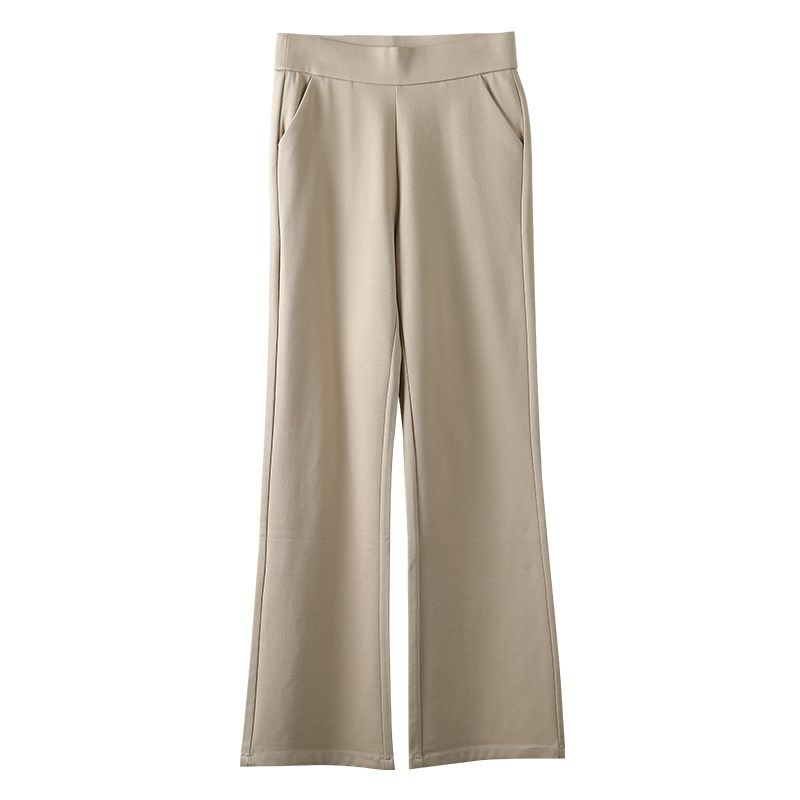 小耳出品【自在时尚感】显瘦直筒裤女下脚口微喇气质百搭休闲裤,淘宝优惠券,粉丝福利购,淘宝优惠卷