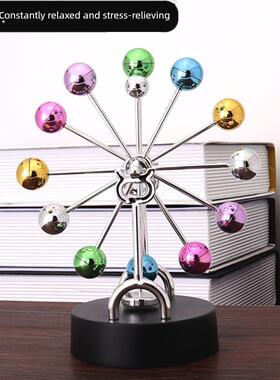 网红摩天轮饰品旋转桌无障碍豪华高端儿童房装饰电视柜永动减压