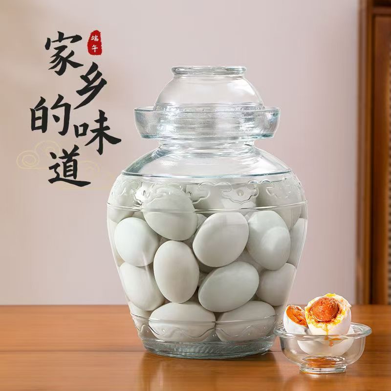 玻璃泡菜坛子10斤＋赠盖子