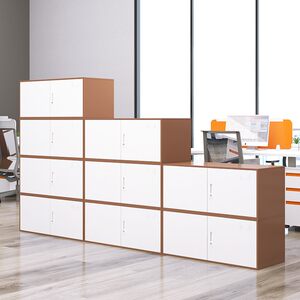 来福士铁皮柜档案柜办公柜钢制资料柜财务凭证柜单节文件柜带锁