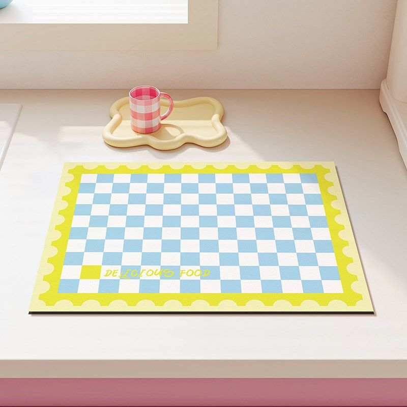 xipiplab厨房台面沥水垫硅藻泥碗碟碗筷隔热茶盘杯垫吸水垫餐垫,淘宝优惠券,粉丝福利购,淘宝优惠卷