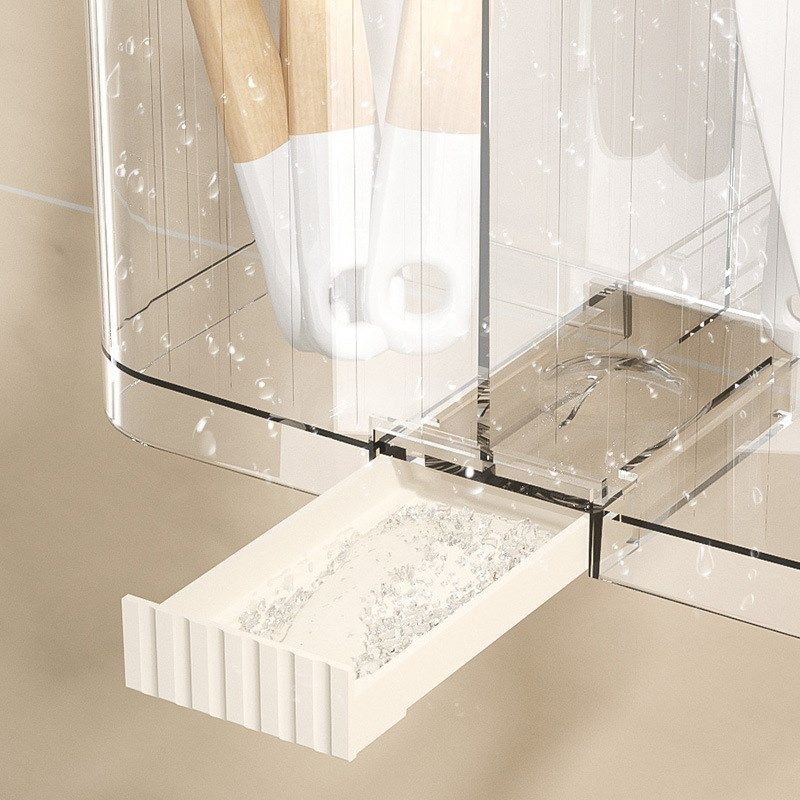 壁挂式筷子筒厨房置物架免打孔家用收纳筒勺子分格沥水塑料筷子笼,淘宝优惠券,粉丝福利购,淘宝优惠卷