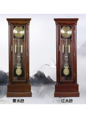 落地钟 欧式客厅实木中式覆古大气立钟表北极星机械创意座钟摆钟