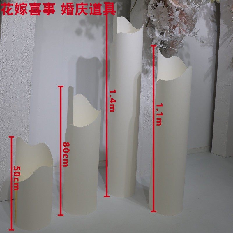 创意婚宴斜口纸柱纸艺婚礼布置路引商场橱窗装饰摆饰婚庆道具用品,淘宝优惠券,粉丝福利购,淘宝优惠卷