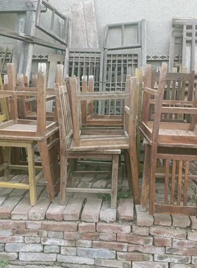 怀旧老物件老椅子凳子老式农村旧家具实木小板凳民俗复古摆件装饰