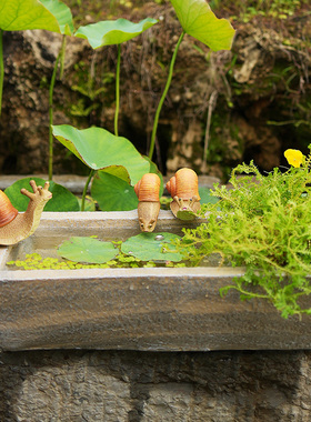 户外花园装饰品庭院园艺景观摆件绿萝水仙水养装饰铜钱草水培花盆