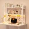 Bookshelf on the desktop bedroom office table small multi-layer shelf living room desk storage hole board storage rack