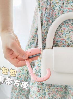 大象书包挂钩桌边挂包神器免打孔便携可移动办公室桌面挂包器收纳
